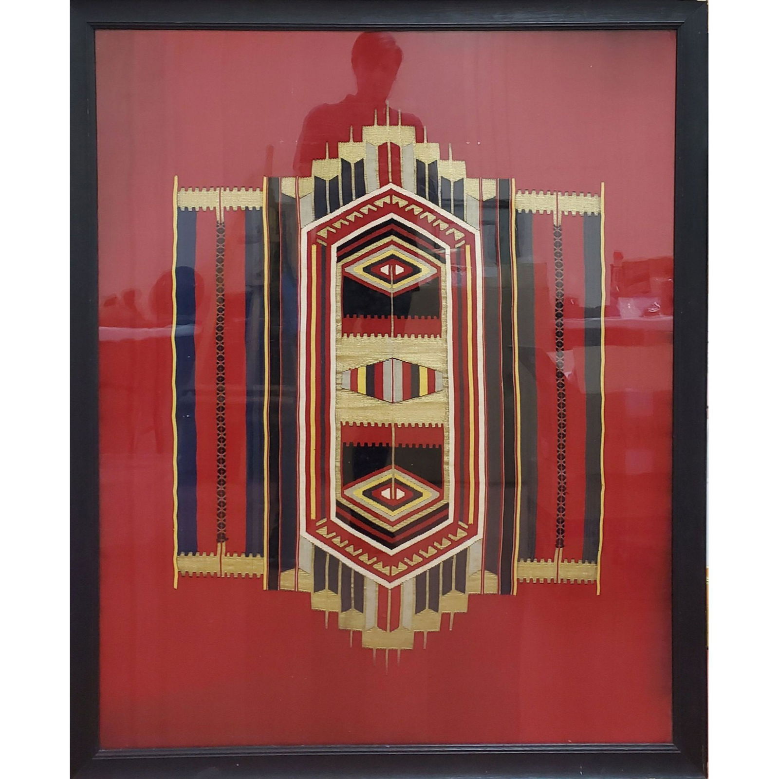 Native American Navajo Chief's Saddle Blanket 1890-1900 (1 of 20)