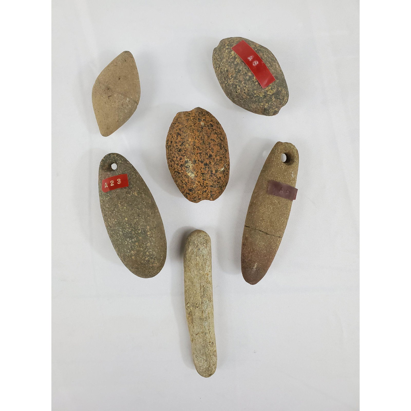 Lot of 6 Native American Indian Artifacts Various Sizes (1 of 13)