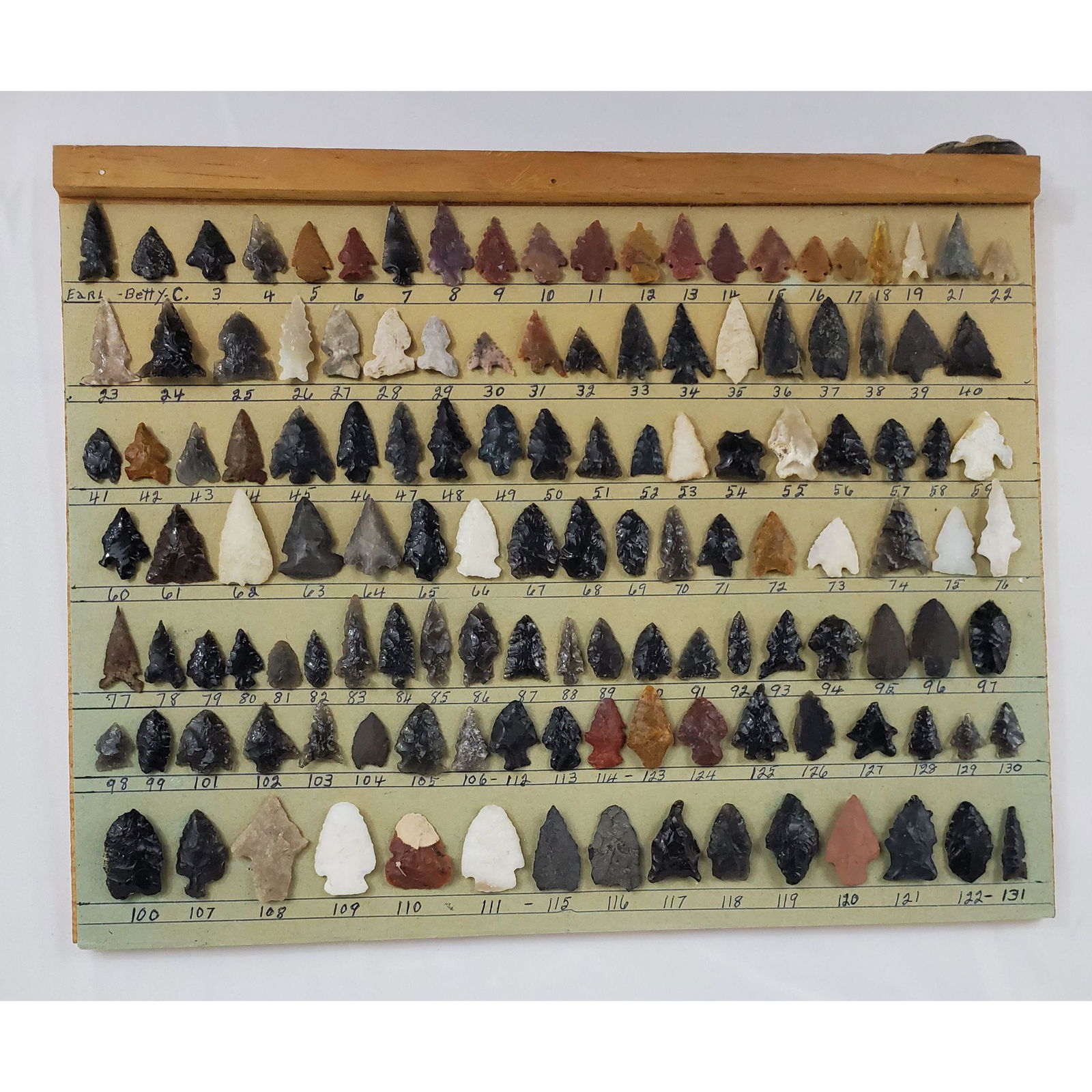 Native American Indian Artifacts Arrowhead points 131 (1 of 14)