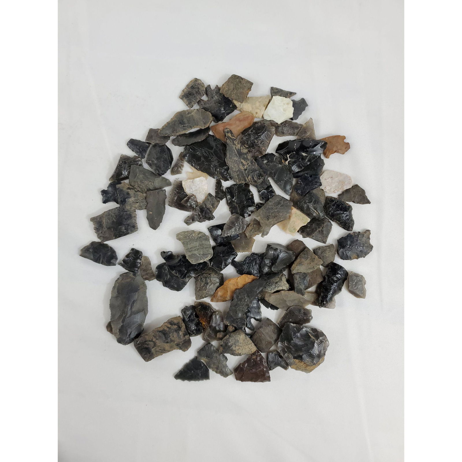 Native American Indian Artifacts points in jar (1 of 8)