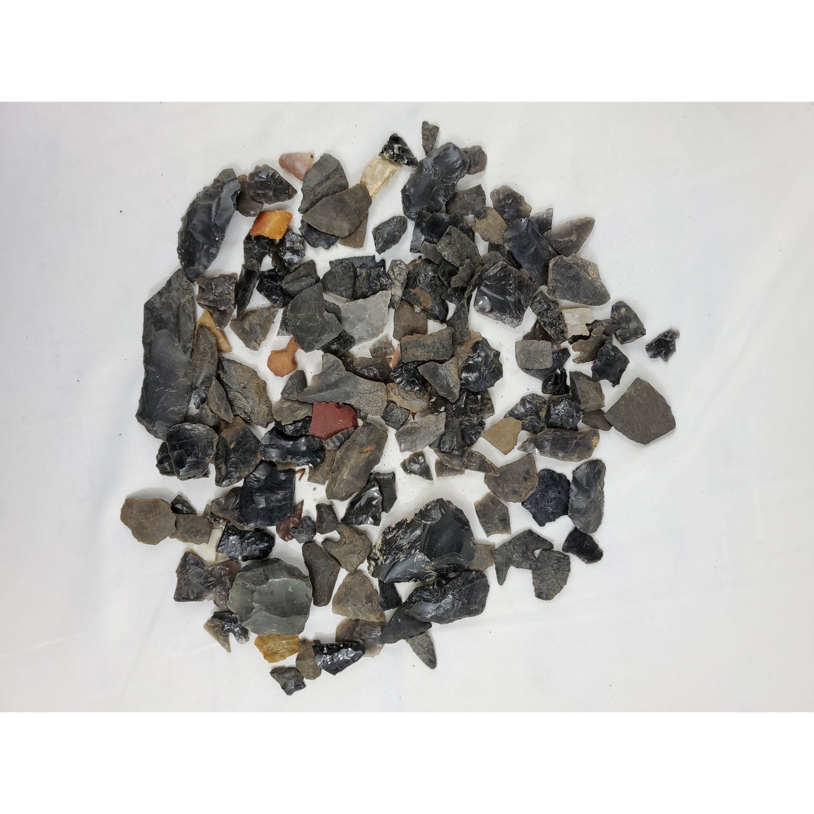 Native American Indian Artifacts points in jar (1 of 10)