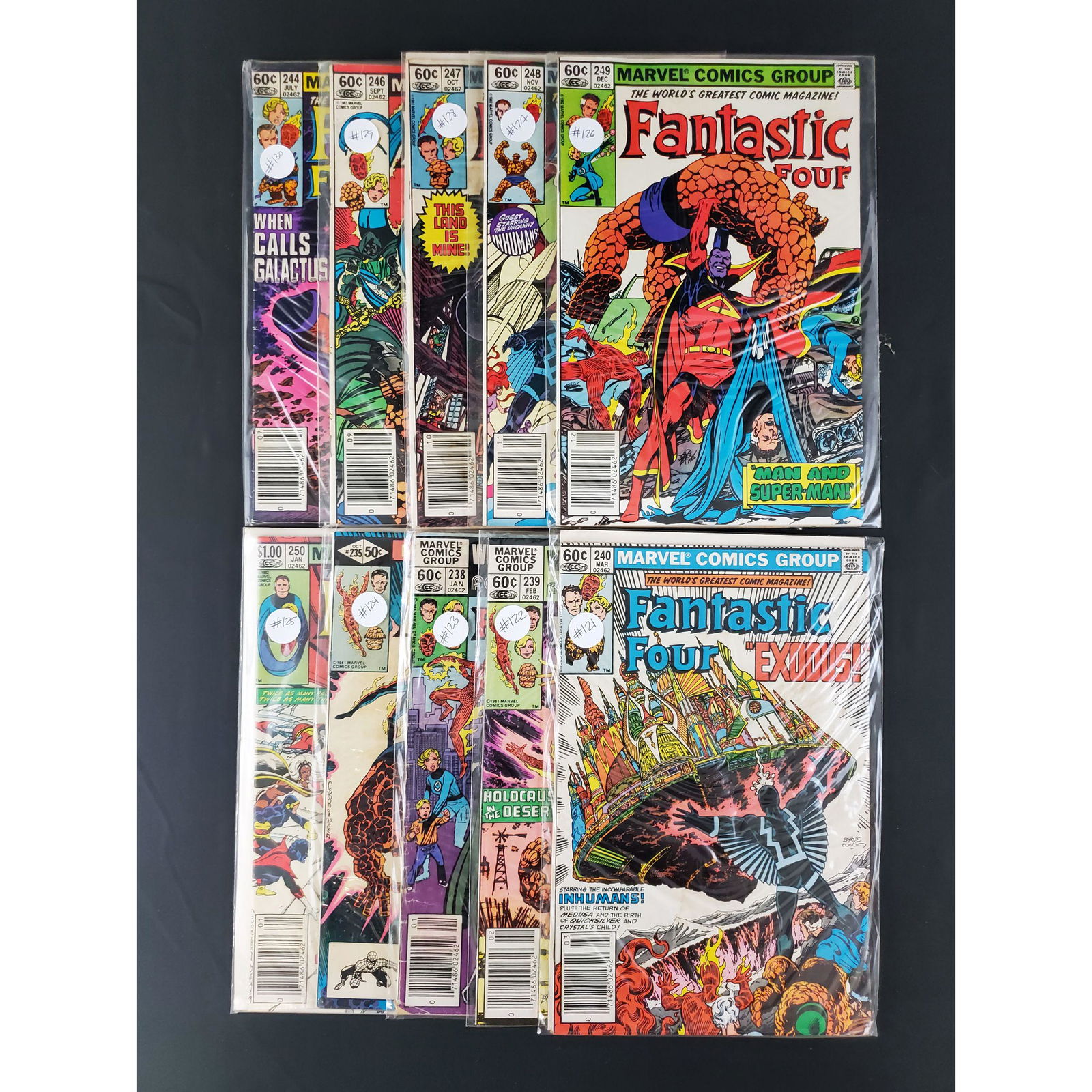 Lot of 10 Marvel Comics Fantastic Four (1 of 11)