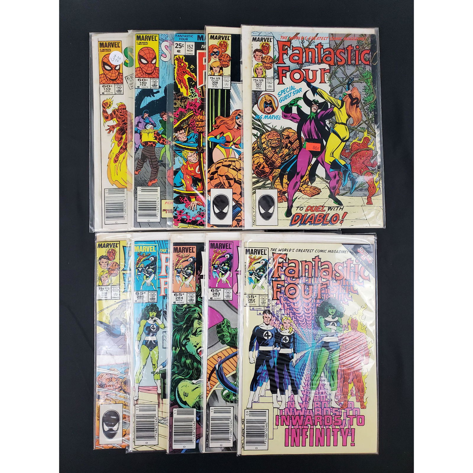 Lot of 10 Vintage Marvel Comics Assorted (1 of 11)