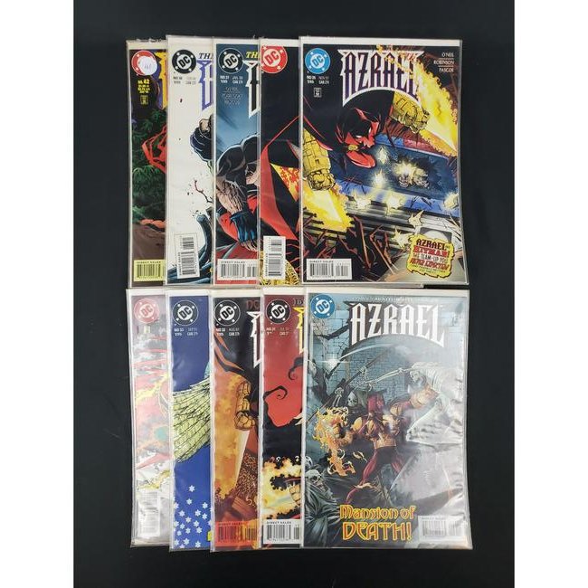 Lot Of 10 Vintage DC Comic AZRAEL (1 of 11)