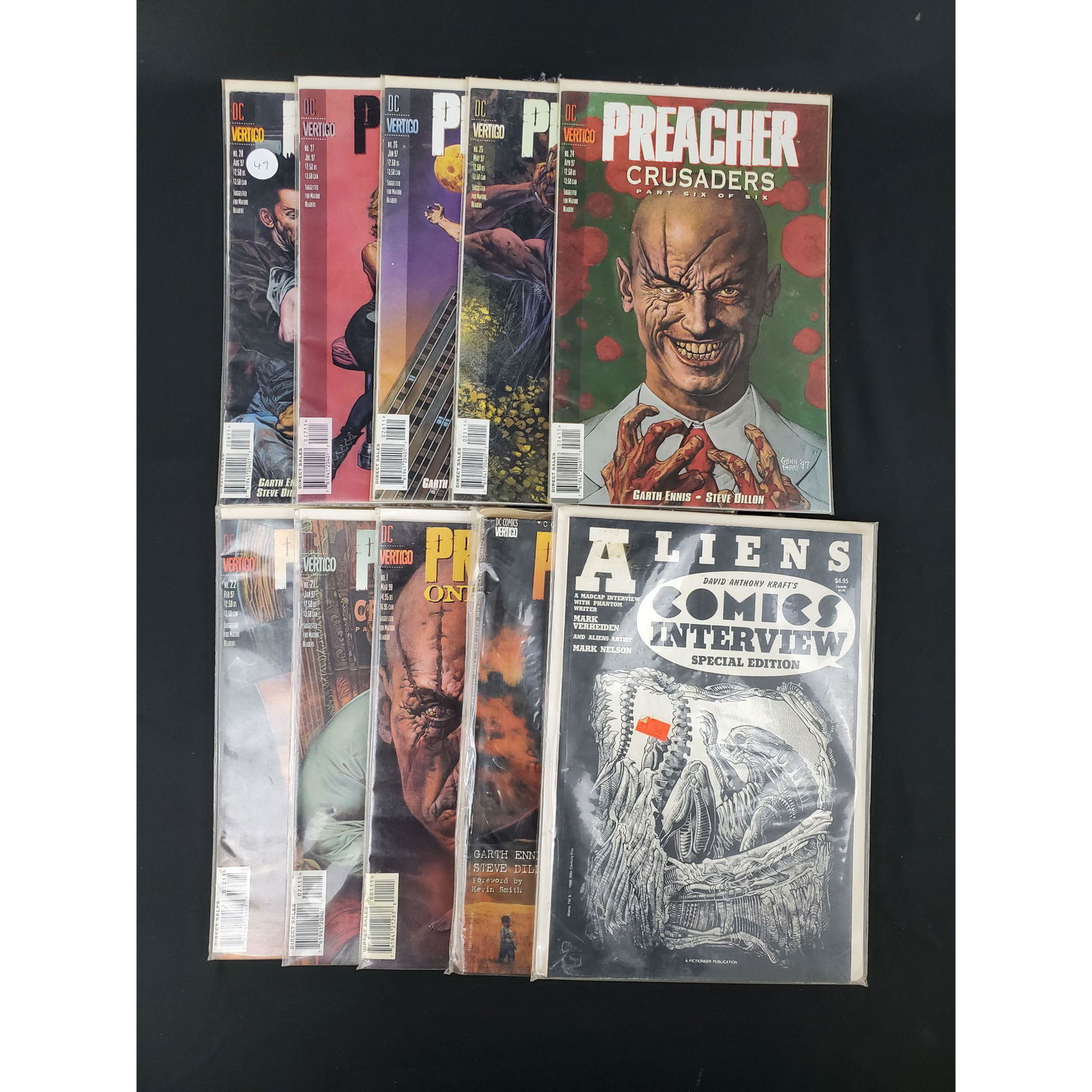 Lot Of 10 DC Comics VERTIGO PREACHER (1 of 11)