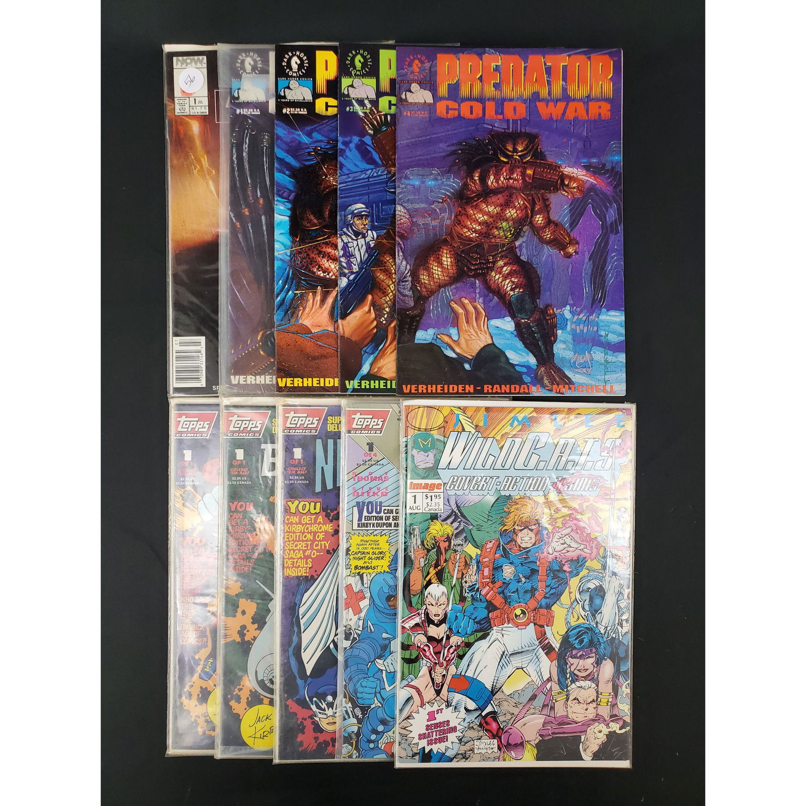 Lot Of 10 Vintage DC&TOPPS Comics Assorted (1 of 11)