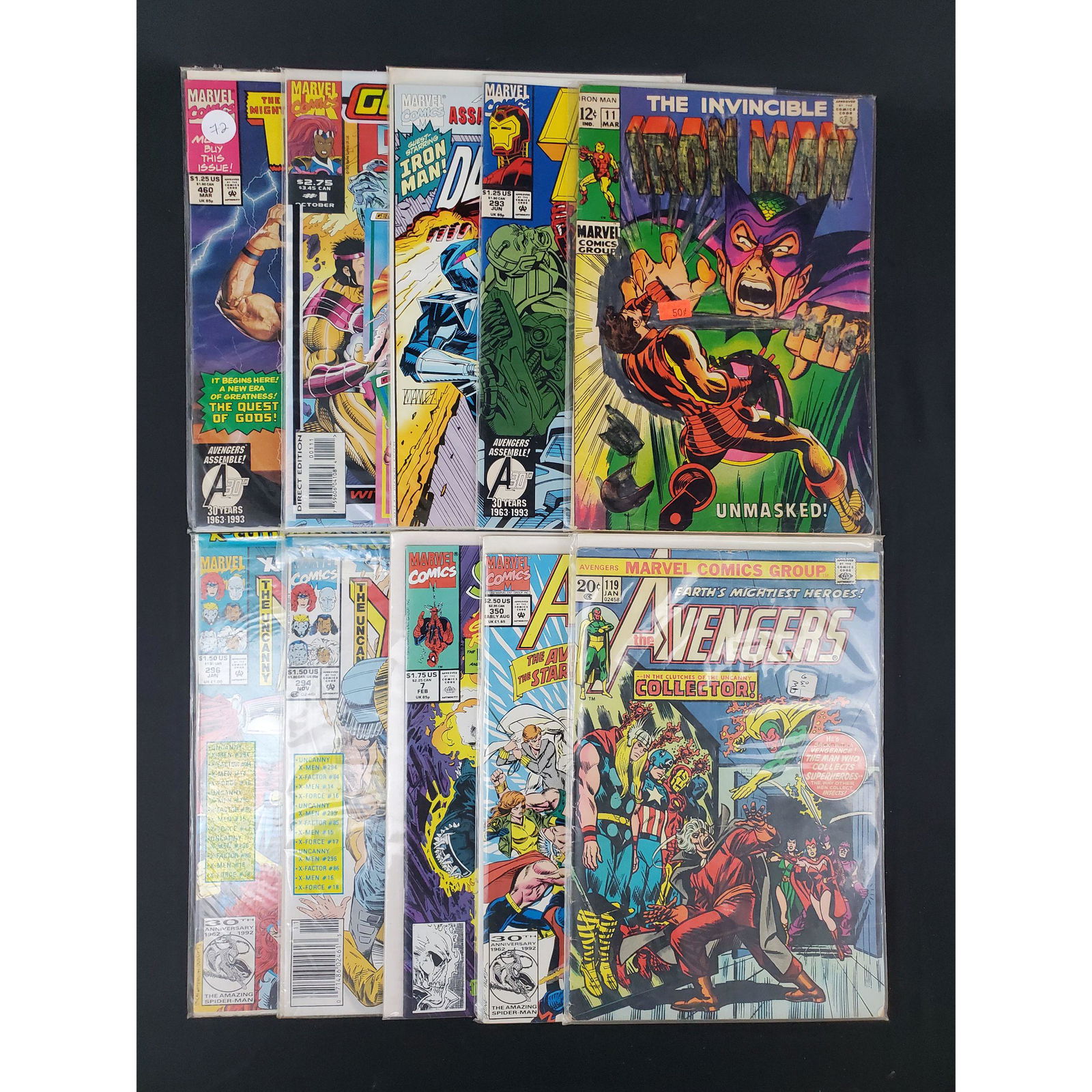Lot Of 10 Vintage Marvel Comics Assorted Thor/X-Men (1 of 11)