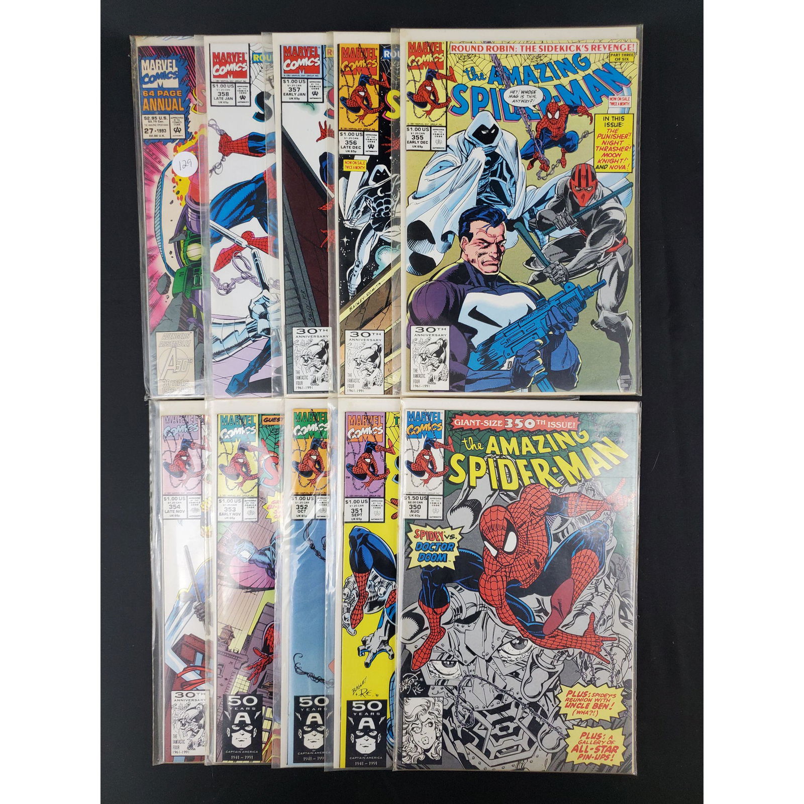 Lot Of 10 Vintage Marvel Comics Amazing Spider-Man (1 of 11)