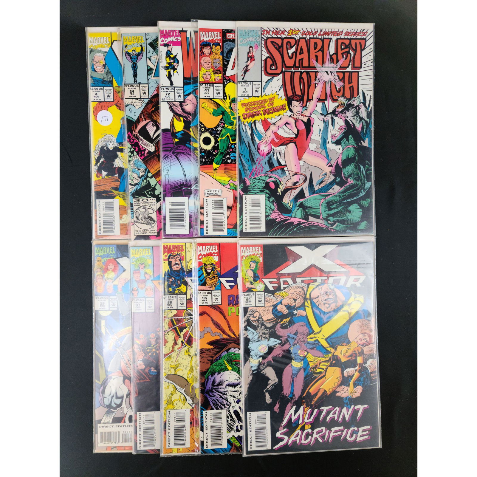 Lot Of 10 Vintage Marvel Comics Assorted (1 of 11)