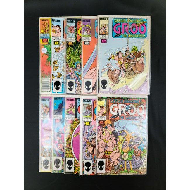 Lot Of 10 Vintage Marvel Epic Comics Groo The Wanderer (1 of 11)