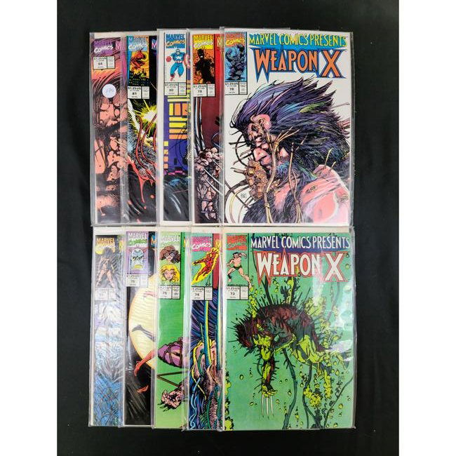 Lot Of 10 Vintage Marvel Comics Weapon X (1 of 11)