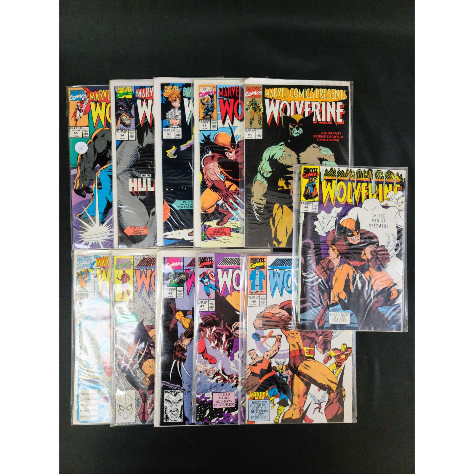Lot Of 12 Vintage Marvel Comics Assorted Wolverine (1 of 13)