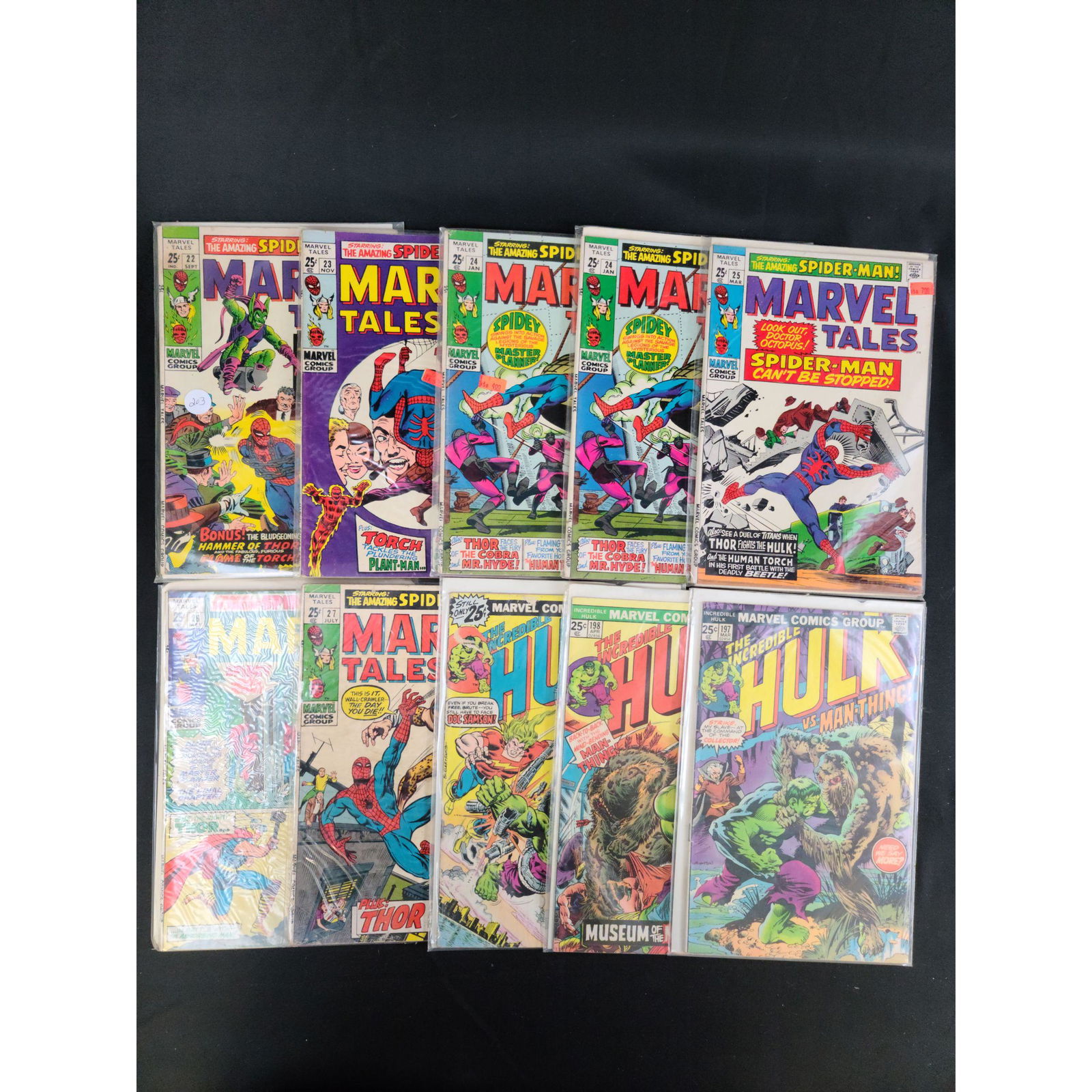 Lot Of 10 Vintage Marvel Comics Marvel Tales 25 Cents. (1 of 11)