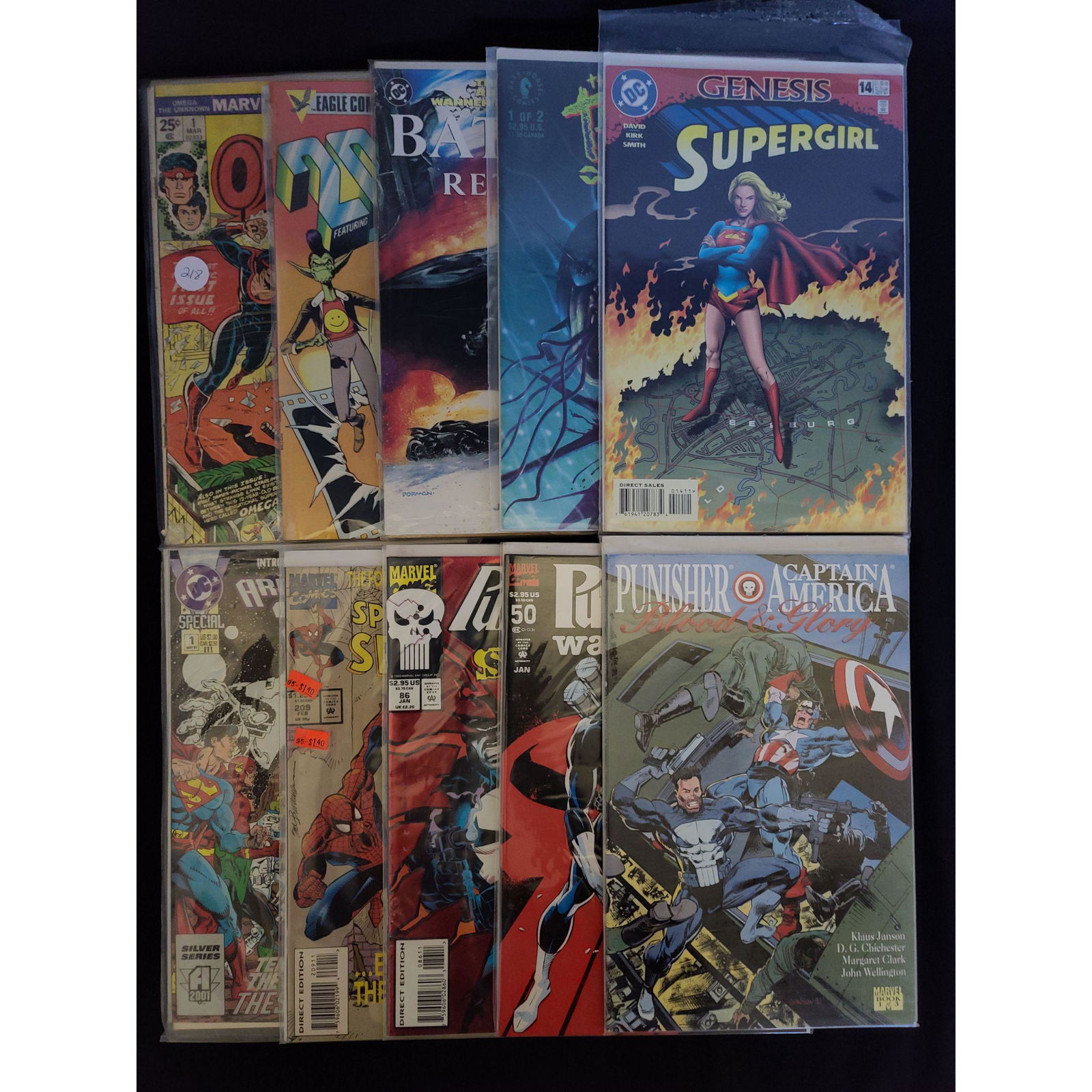 Lot Of 10 Vintage Marvel/DC/Eagle Comic Books (1 of 11)