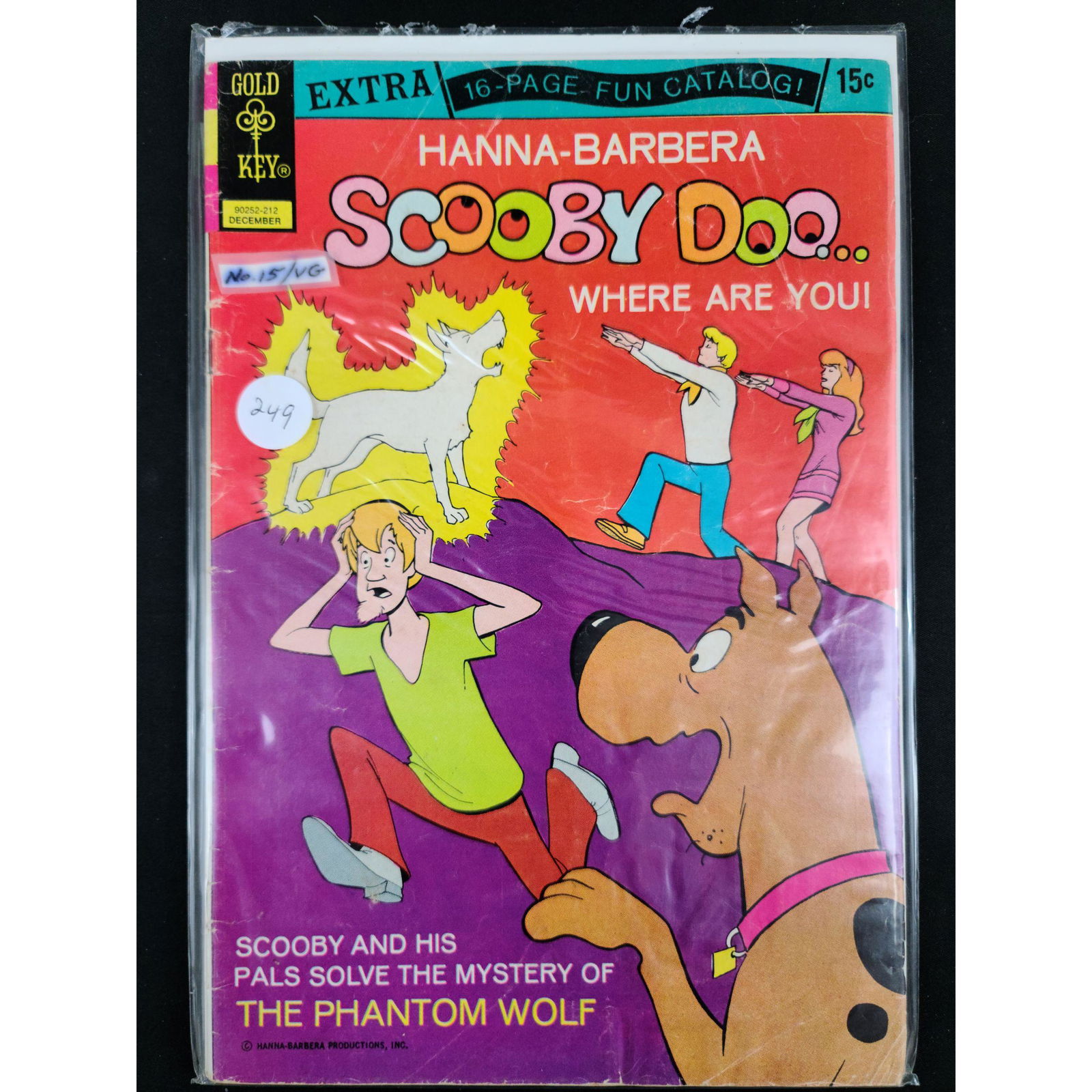Hanna Barbera Gold Key Scooby Doo 1972 #15 VG (1 of 3)