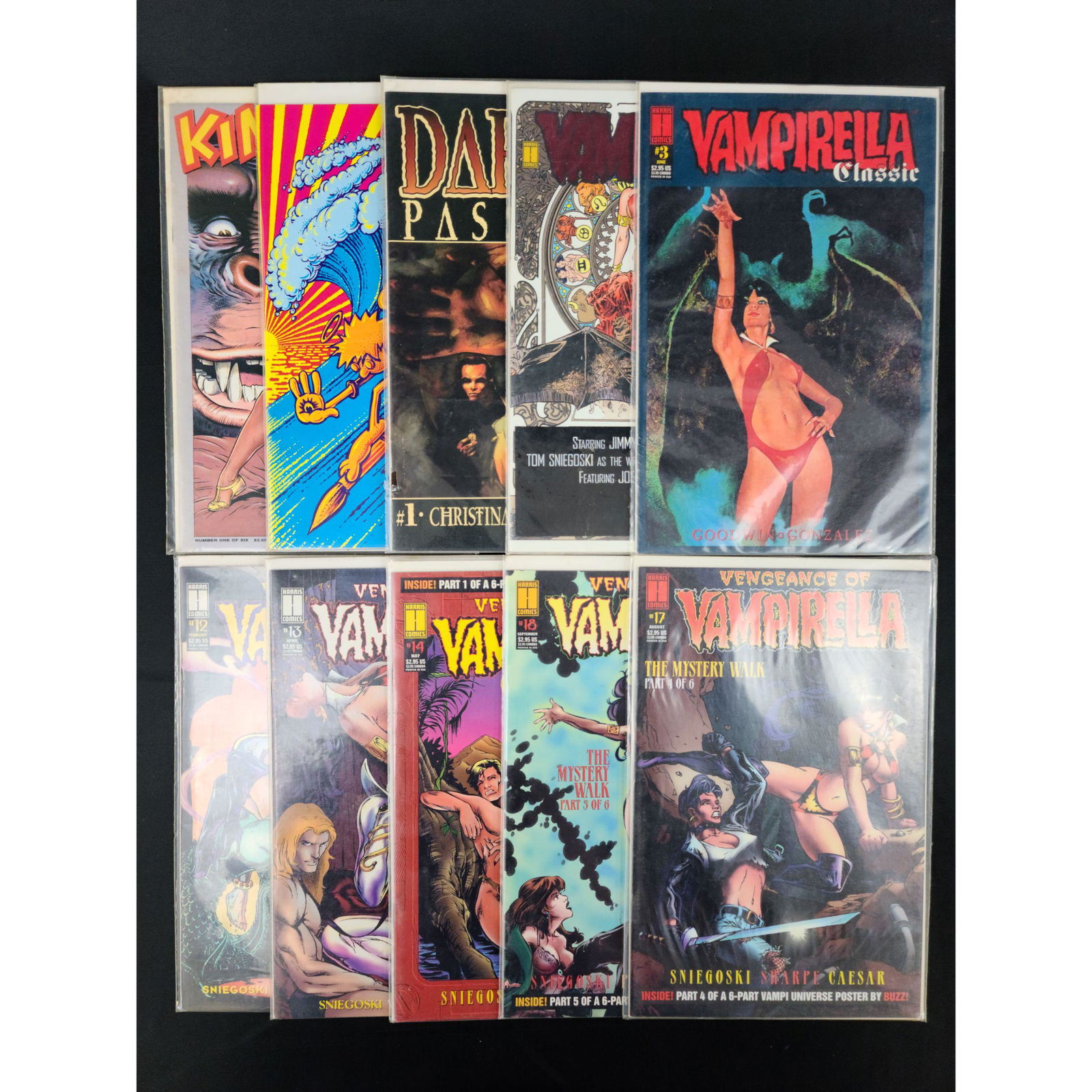 Lot Of 10 Vintage Comic Books Assorted Zap/Harris/Monst (1 of 11)