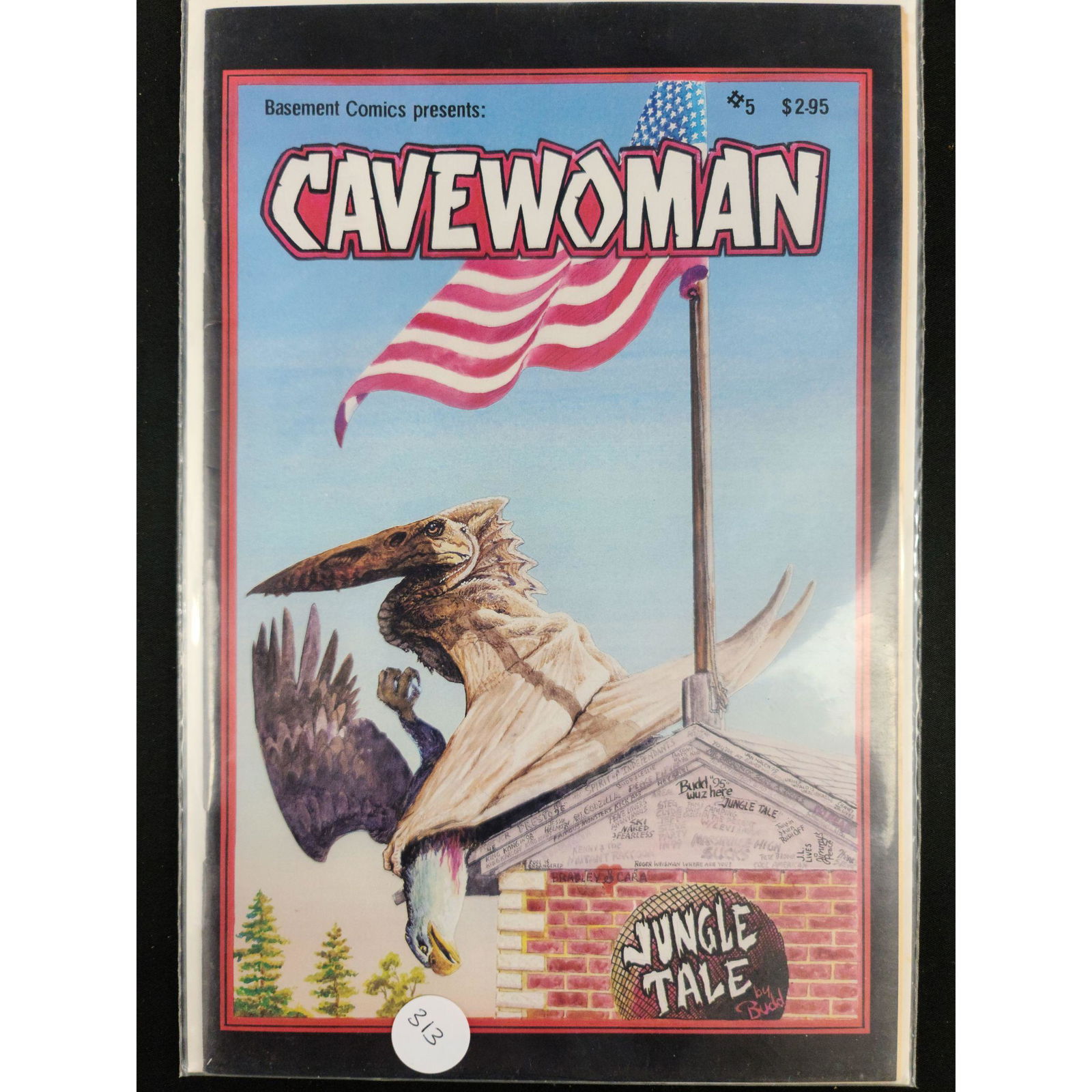 Basement Comics Cavewoman #5 by Budd 1995 VF (1 of 1)