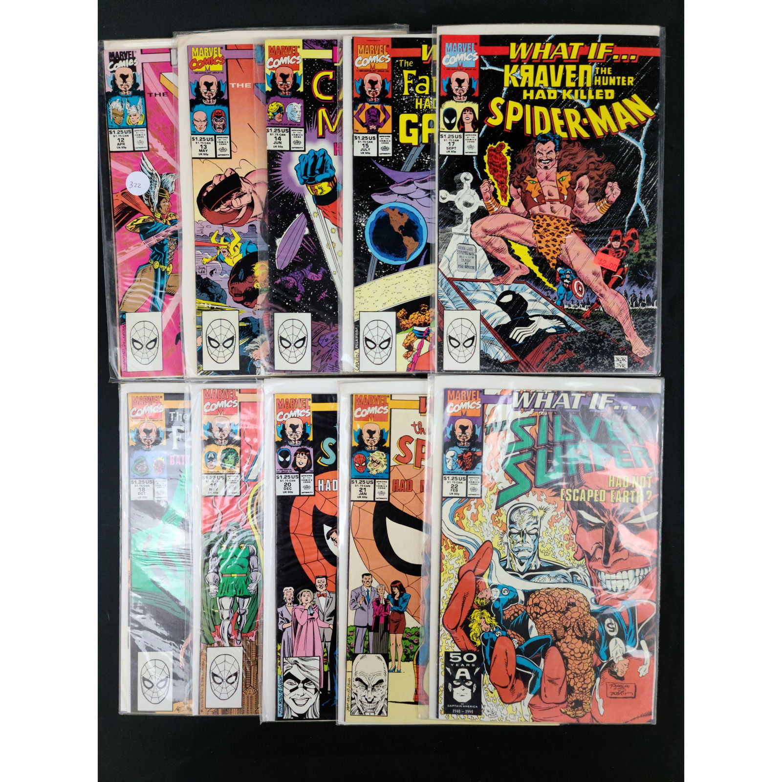 Lot Of 10 Vintage Marvel Comics Assorted What If Series (1 of 11)