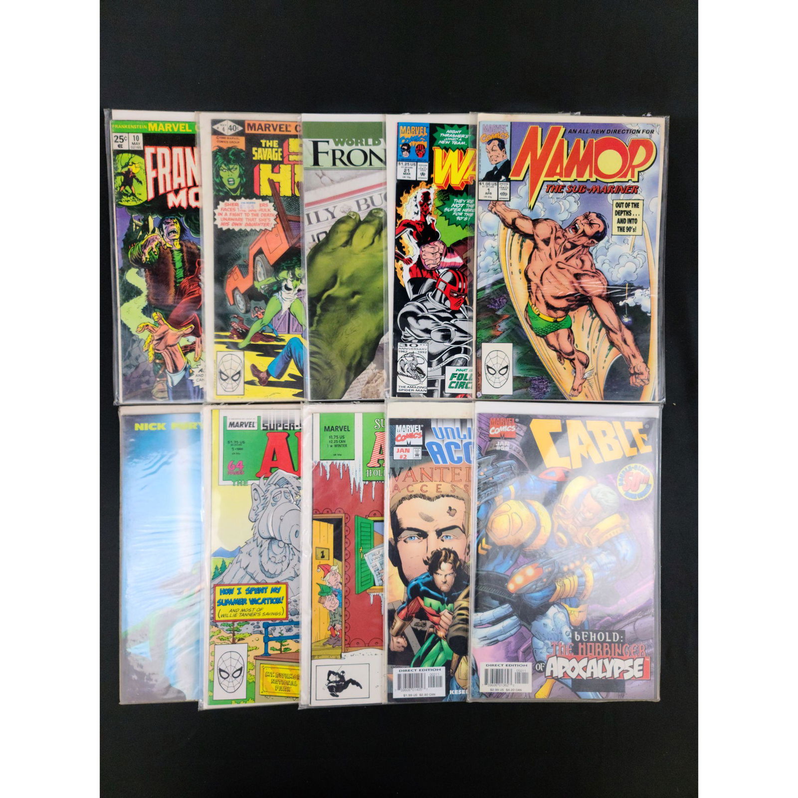 Lot Of 10 Vintage Marvel Comics Assorted (1 of 11)