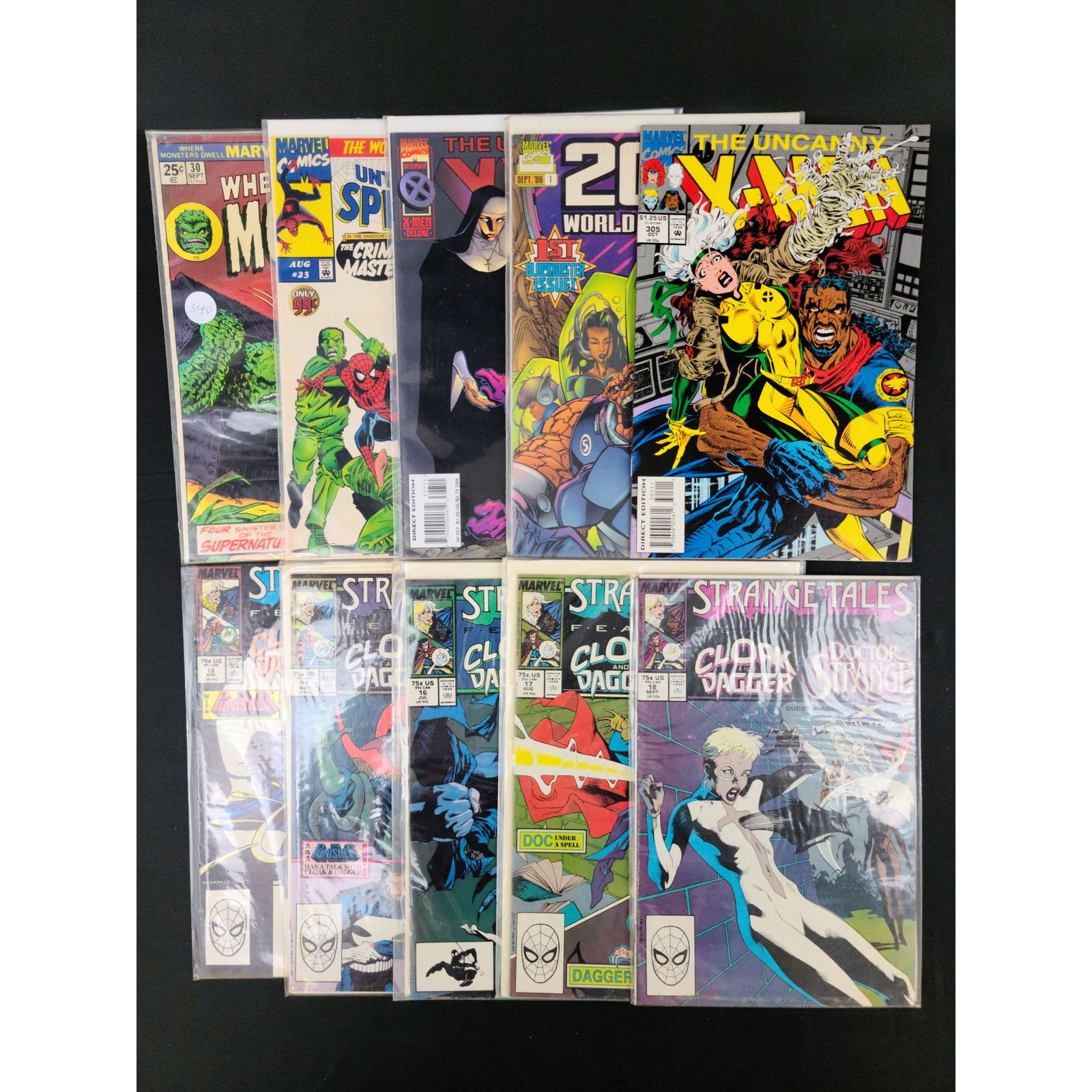 Lot Of 10 Vintage Marvel Comics Assorted Where Monsters (1 of 11)