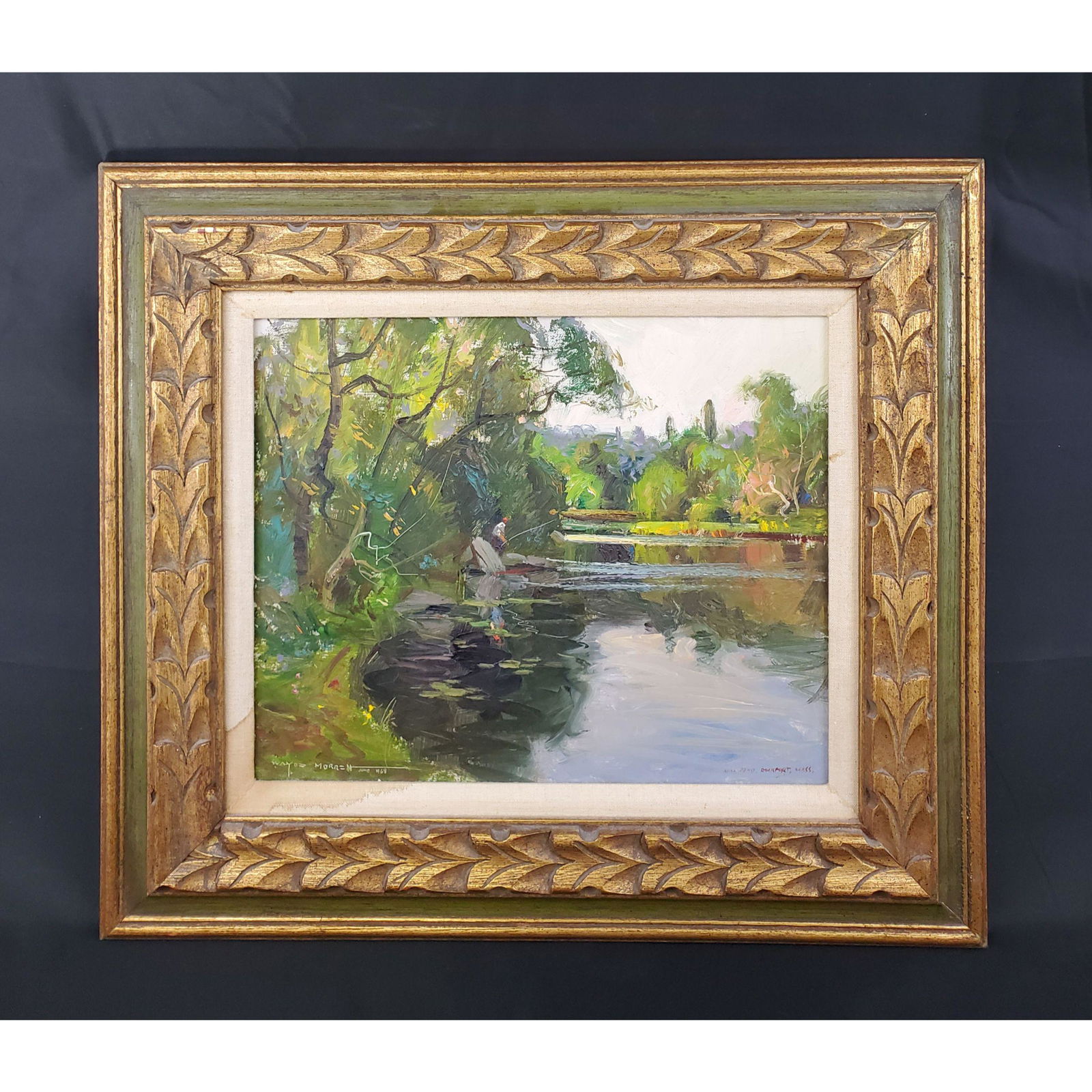 Wayne Morrell 1965 Landscape Painting Rockport Mass (1 of 11)