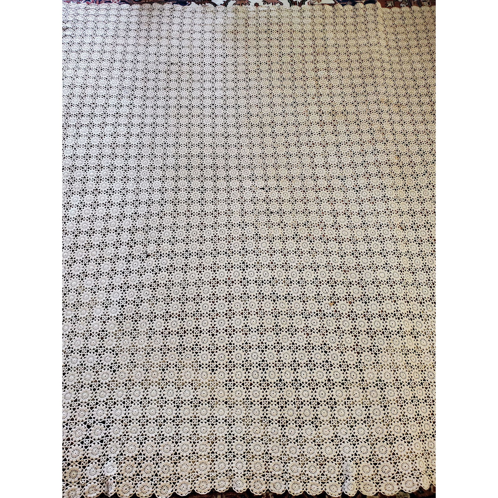 Antique Bed Spread Coverlet 19th Century (1 of 10)