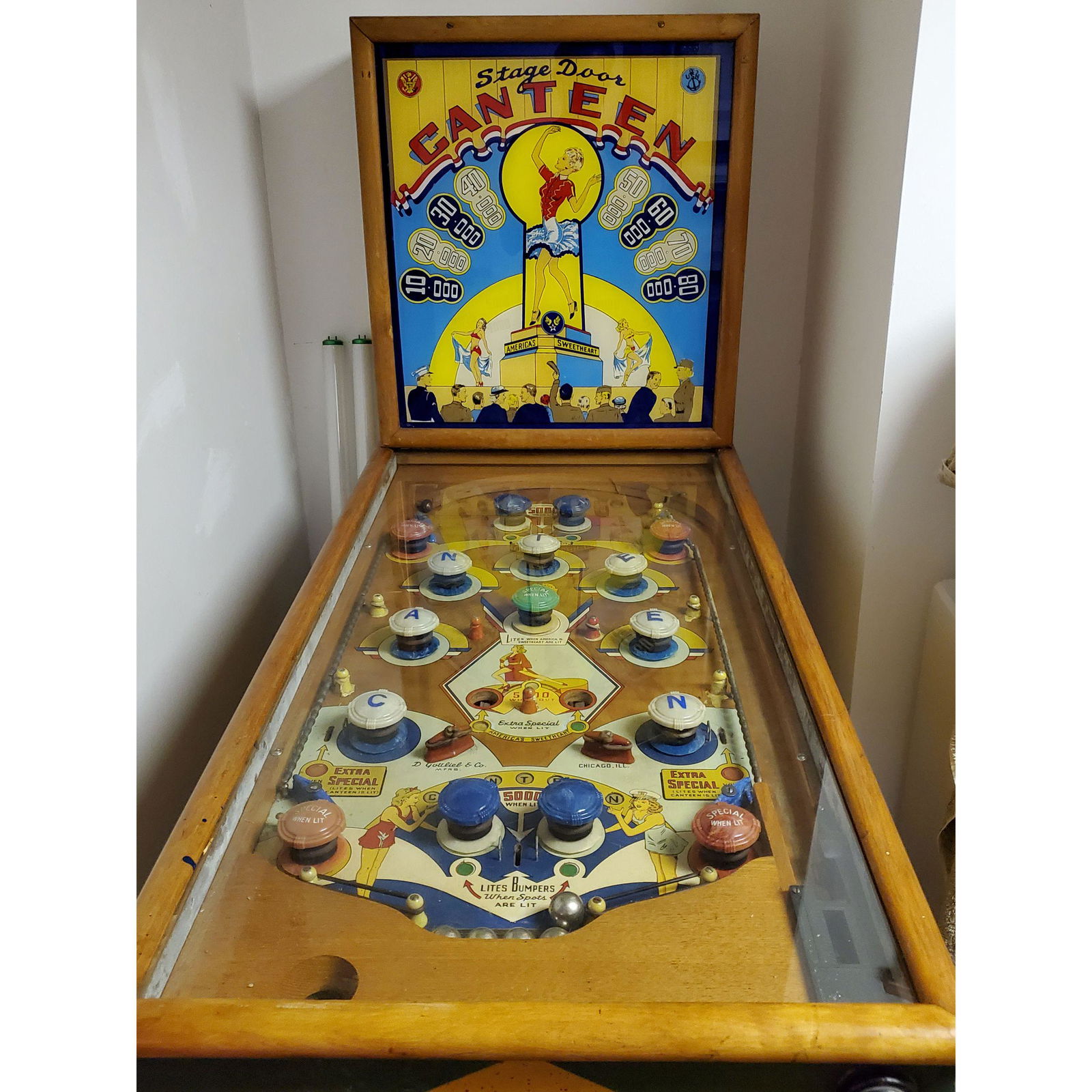 Antique Pinball Machine