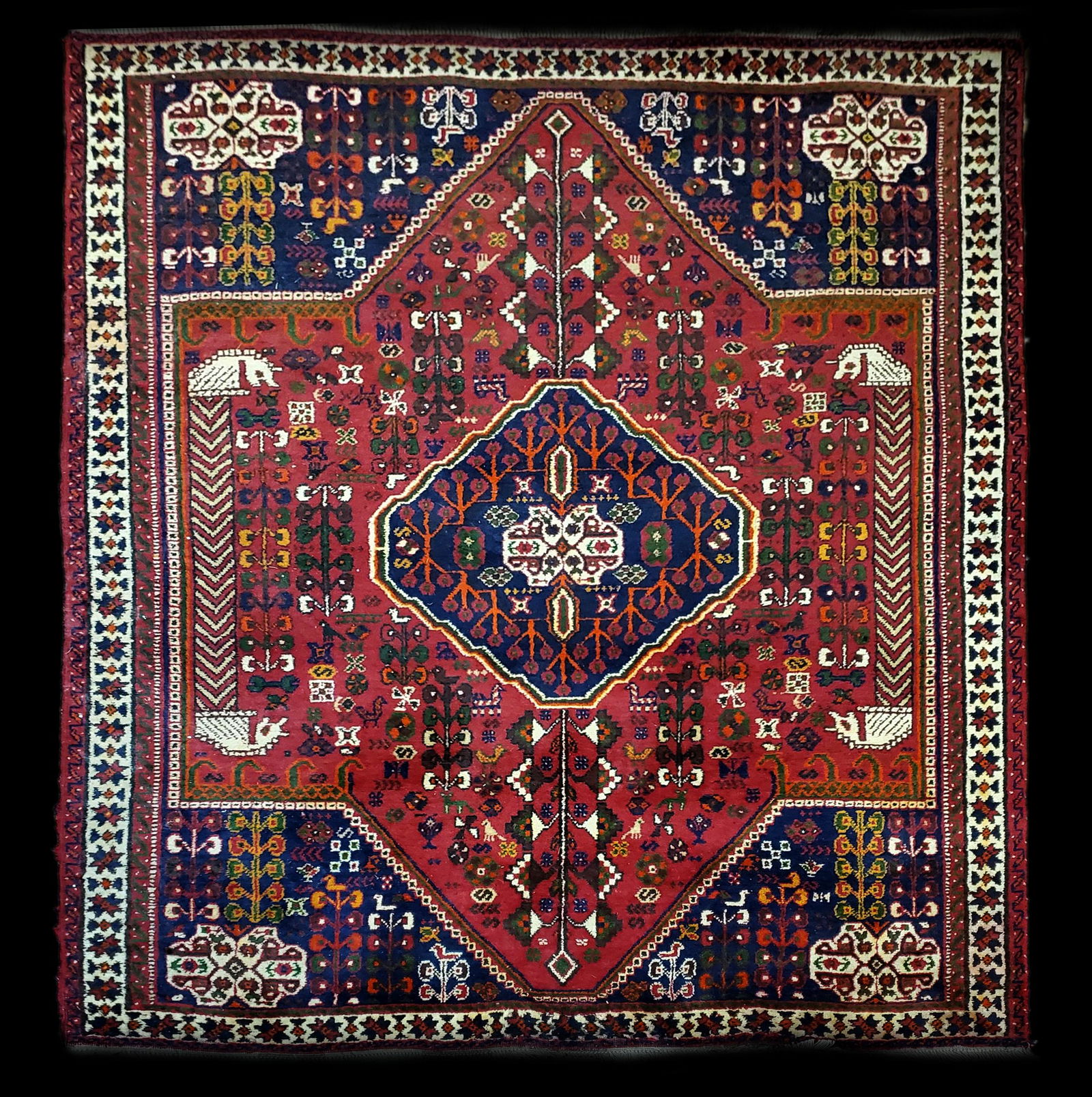 Fine Vintage Persian Tribal Carpet Area Rug (1 of 17)
