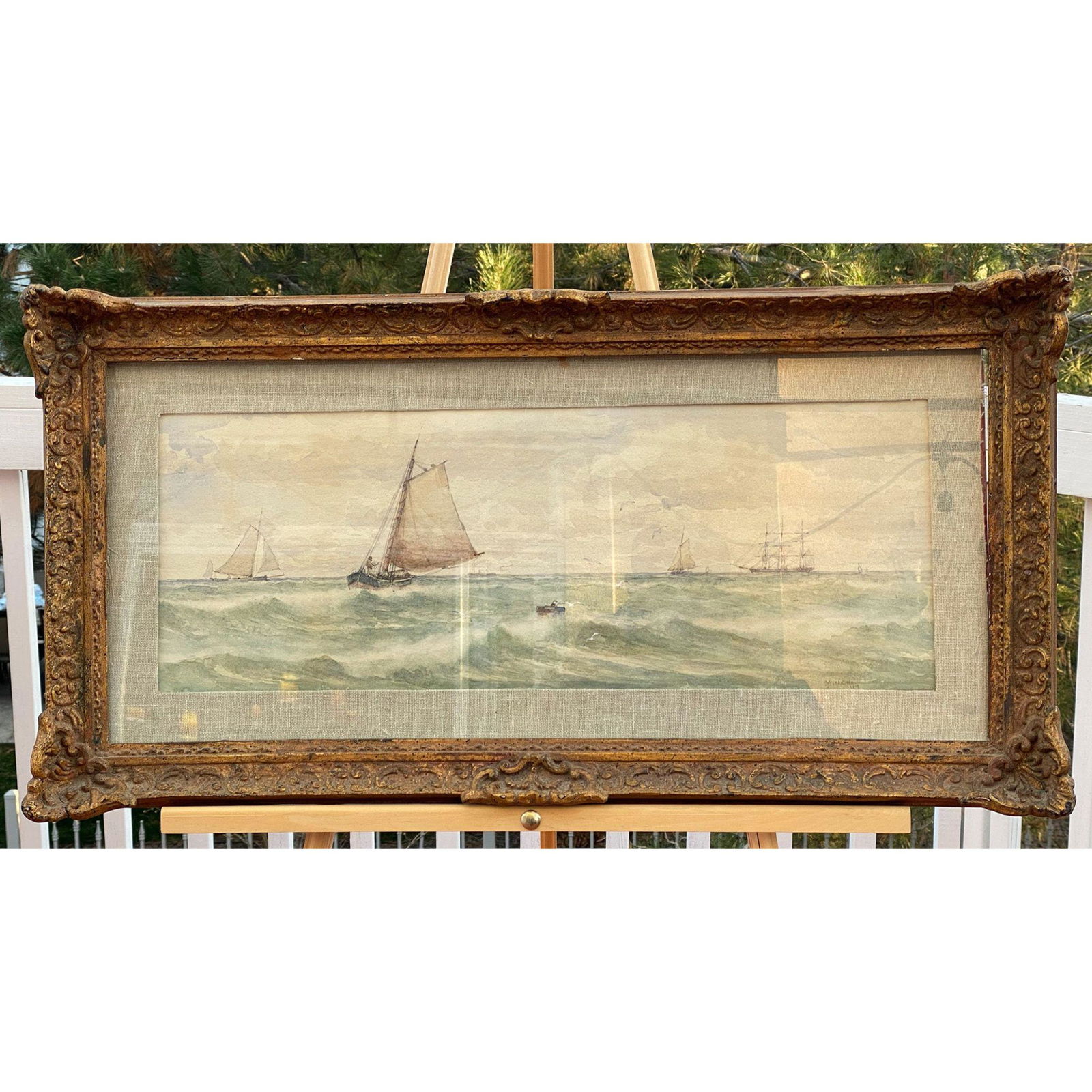 Thomas Moran Seascape Painting American 1837-1926 (1 of 15)