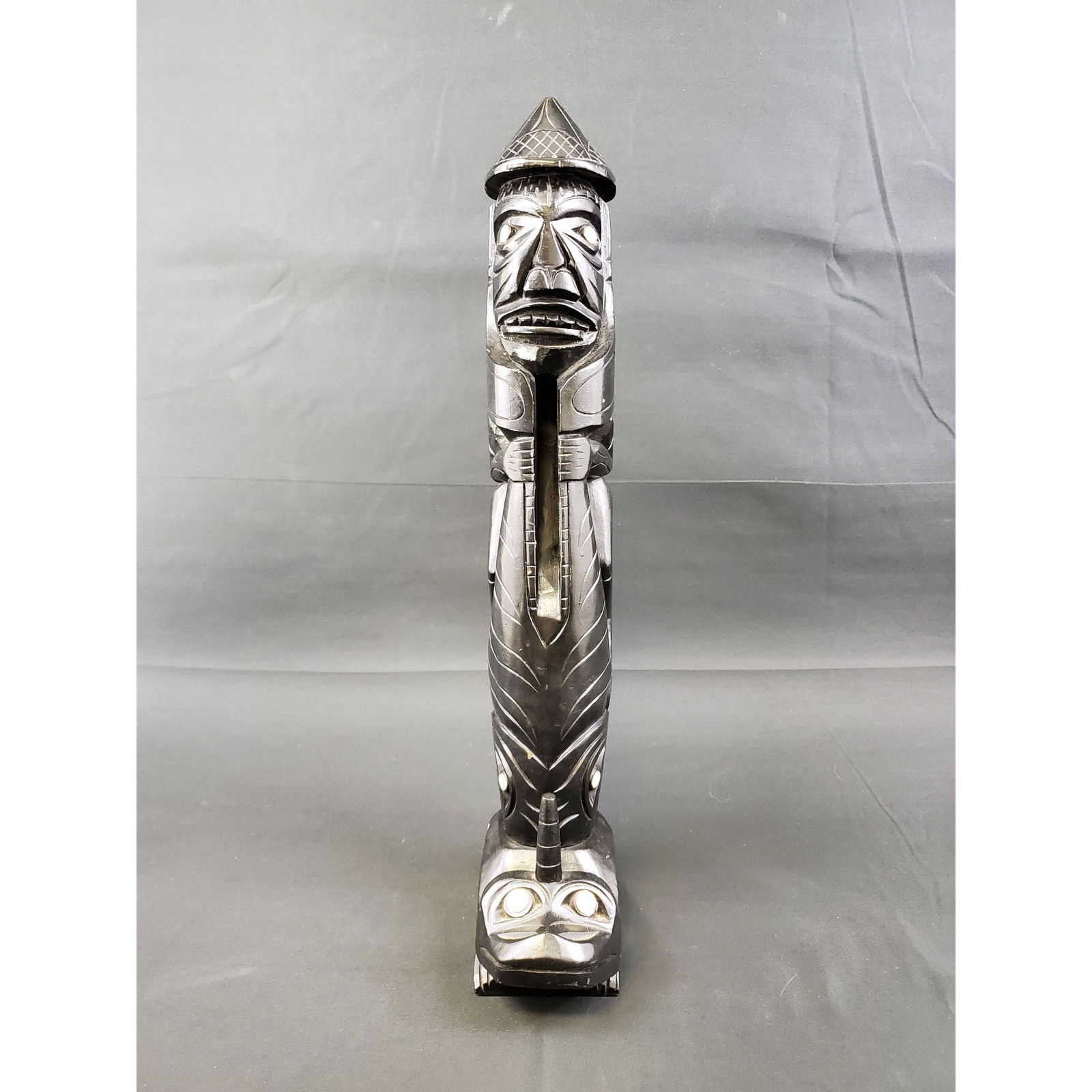 Native American Haida Wooden Totemic Carving (1 of 20)