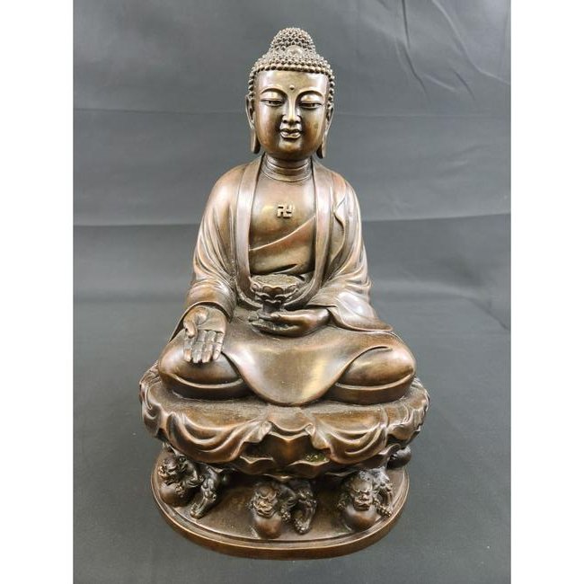 Antique Japanese Bronze Buddha (1 of 20)