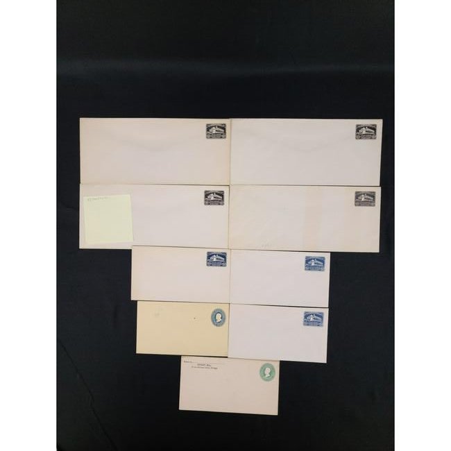 9 Antique Stationery Postage Stamp Envelopes Unused 4&5 (1 of 6)