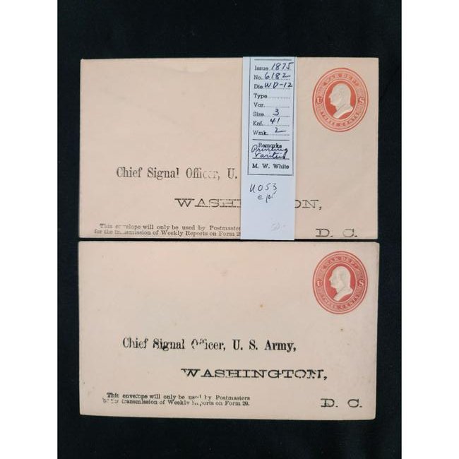 2 Antique Stationery Postage Stamp Envelopes Unused (1 of 4)