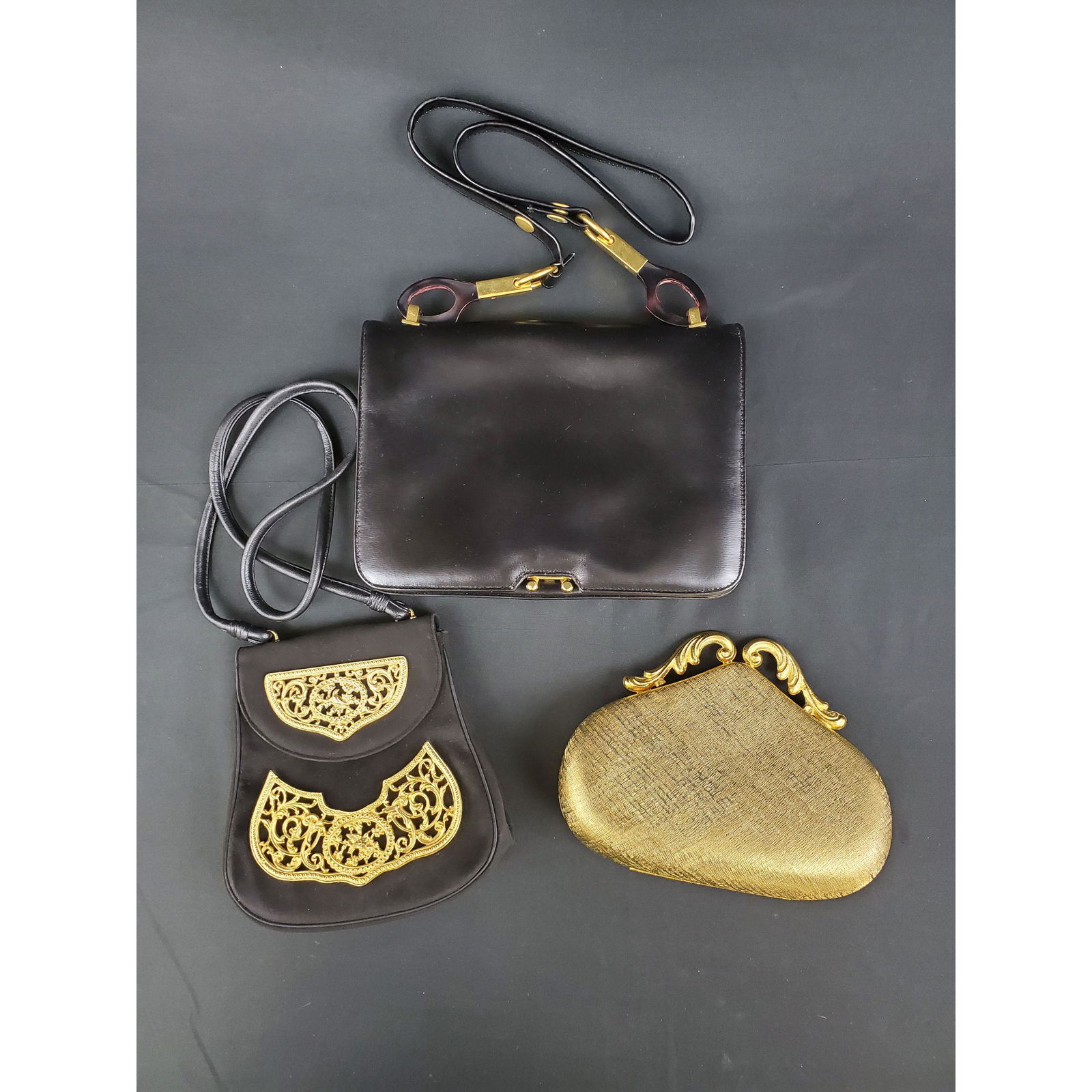 3 Rosenfeld purses various sizes and excellent: 3 Rosenfeld purses various sizes and excellent