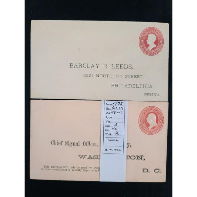 2 Antique Stationery Postage Stamp Envelopes Unused (1 of 5)