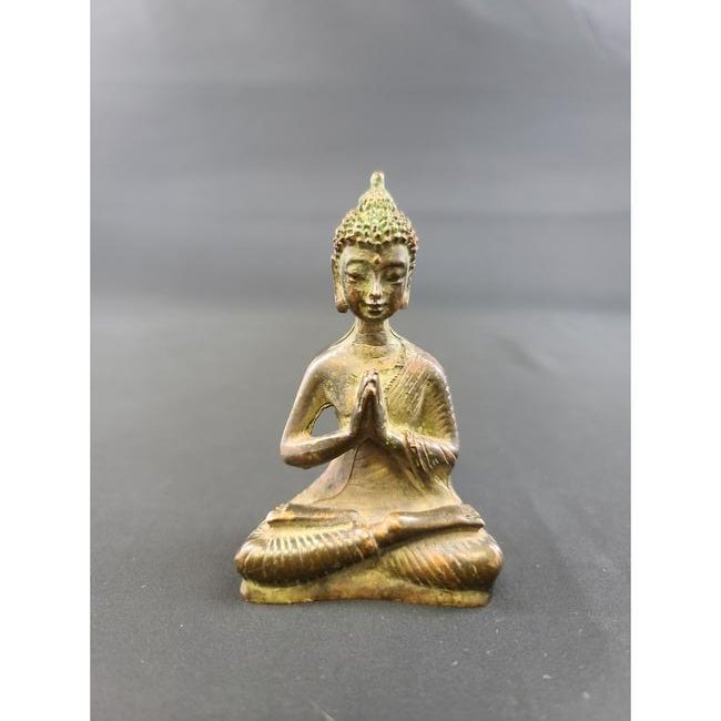 Antique Bronze Tibetan Sino Buddha 19C (1 of 15)