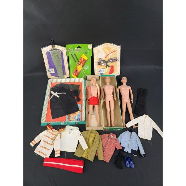Vintage Ken Barbie Doll Lot (3)
