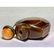 Chinese antique well hollowed banded agate snuff bottle - 3