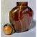 Chinese antique well hollowed banded agate snuff bottle - 6
