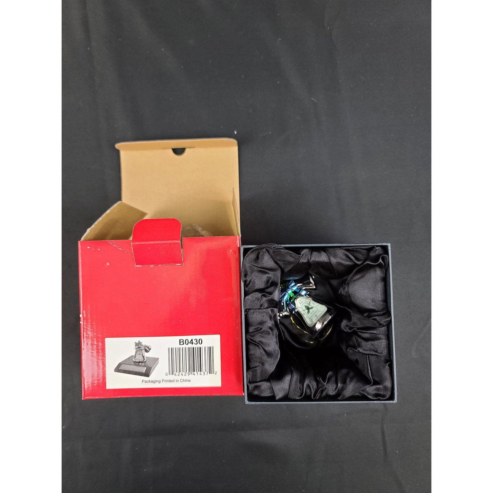 Bulova Miniature Clock B0430 CHRISTMAS BELL: Bulova Miniature Clock B0430 CHRISTMAS BELL