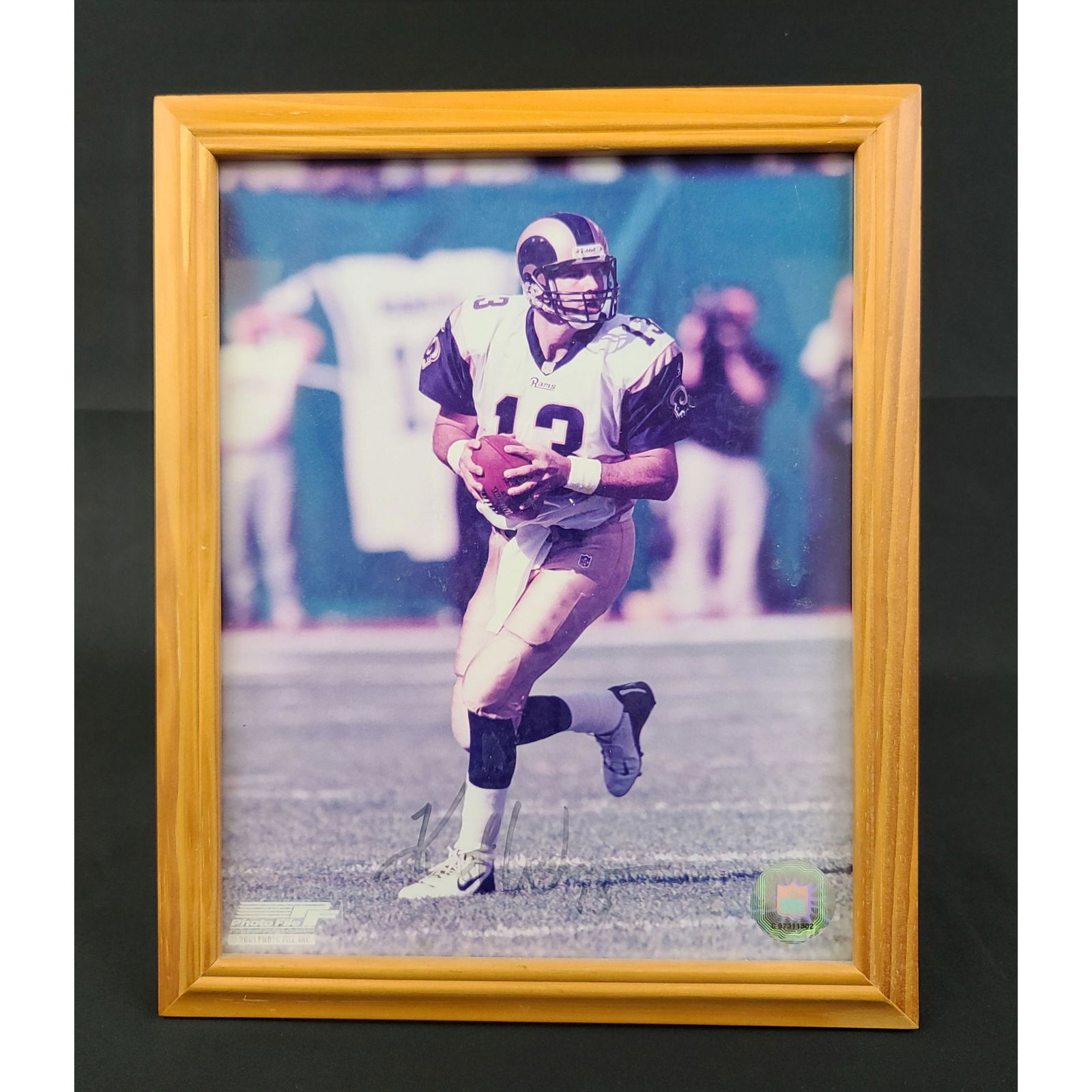 Autographed KURT WARNER Photograph St Louis Rams (1 of 3)