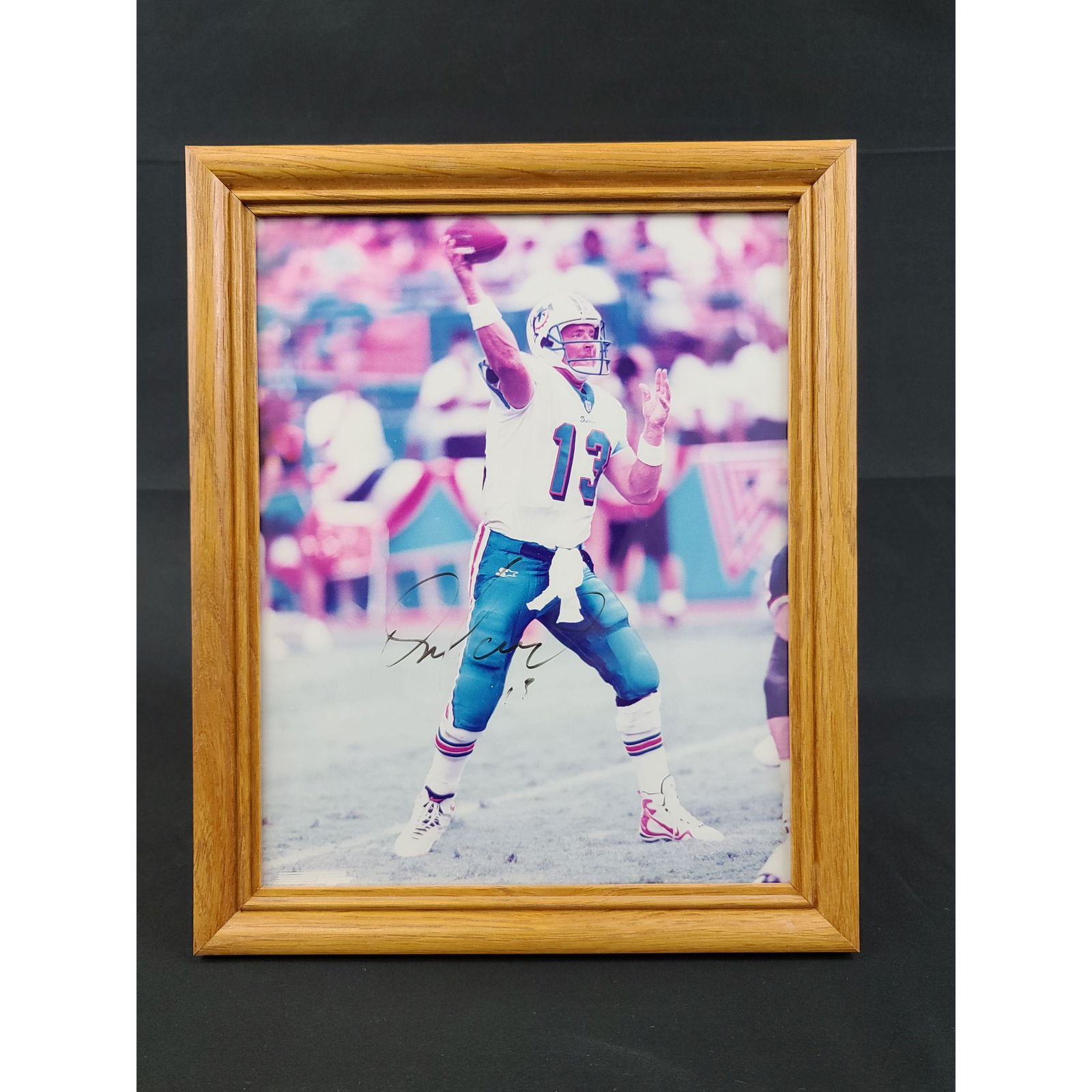 Autographed DAN MARINO Photograph Miami Dolphins (1 of 2)