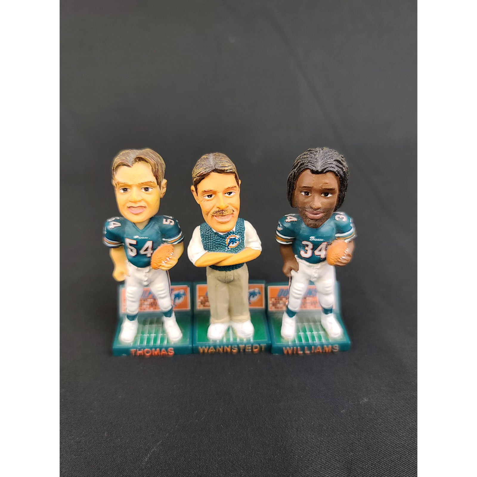 Lot Of 3 Bobbleheads ZACK THOMAS,RICKY WILLIAMS & DAVE (1 of 4)