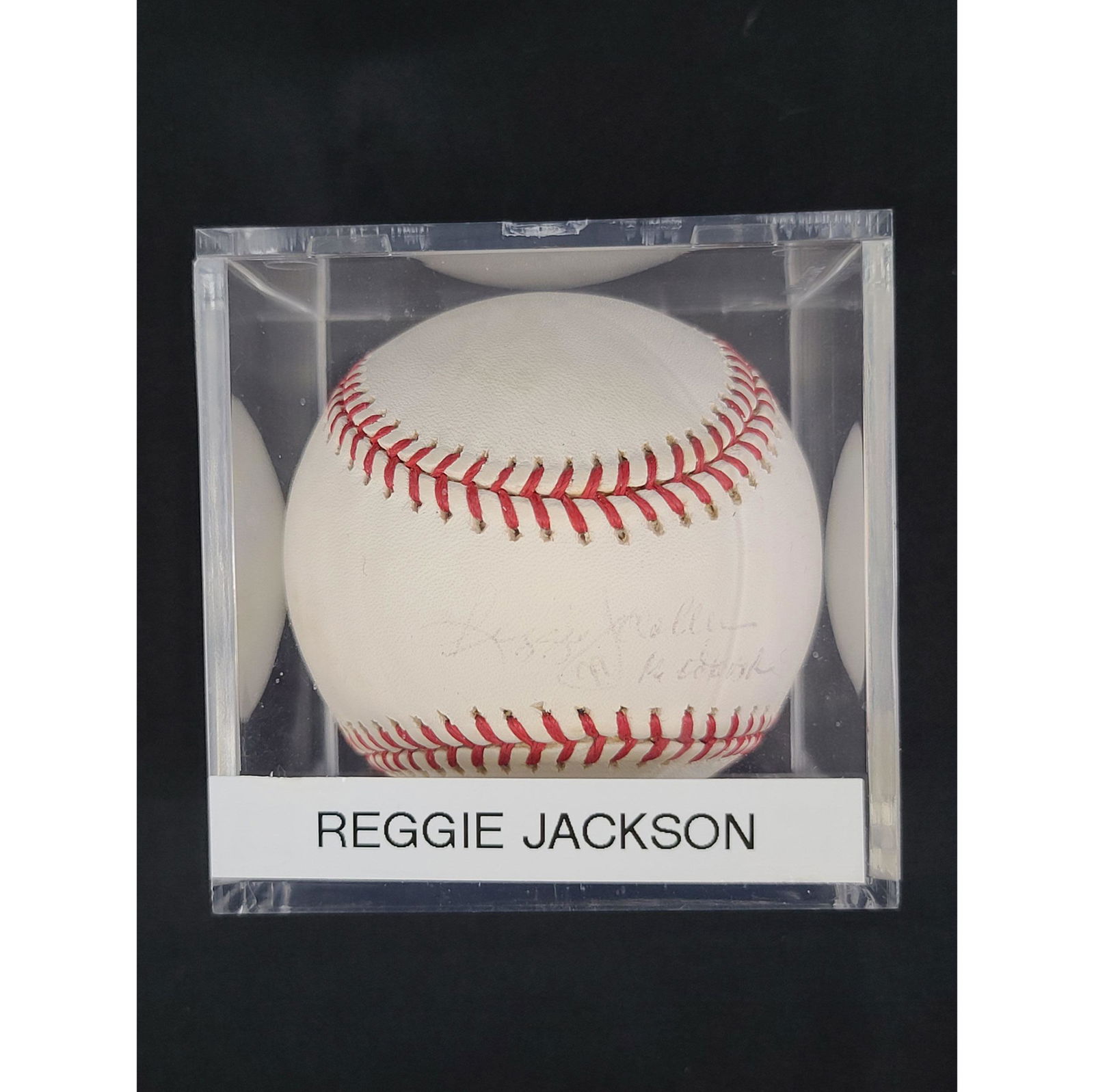 Official MLB REGGIE JACKSON NYY Autographed Baseball wi (1 of 4)
