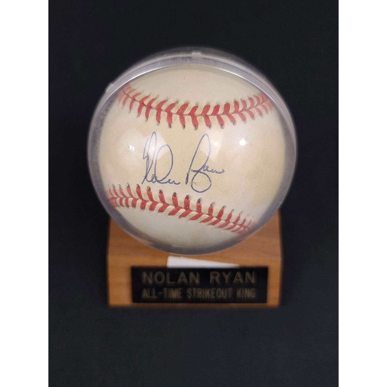 NOLAN RYAN Autographed Baseball (1 of 3)