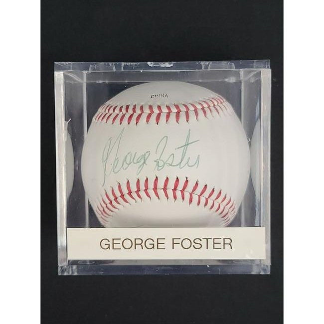 George Foster Autographed MLB Baseball (1 of 2)