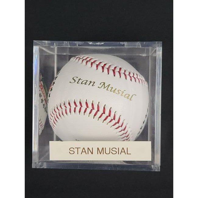 STAN "the man" MUSIAL Limited Edition Player Logo Baseb: STAN "the man" MUSIAL Limited Edition Player Logo Baseball