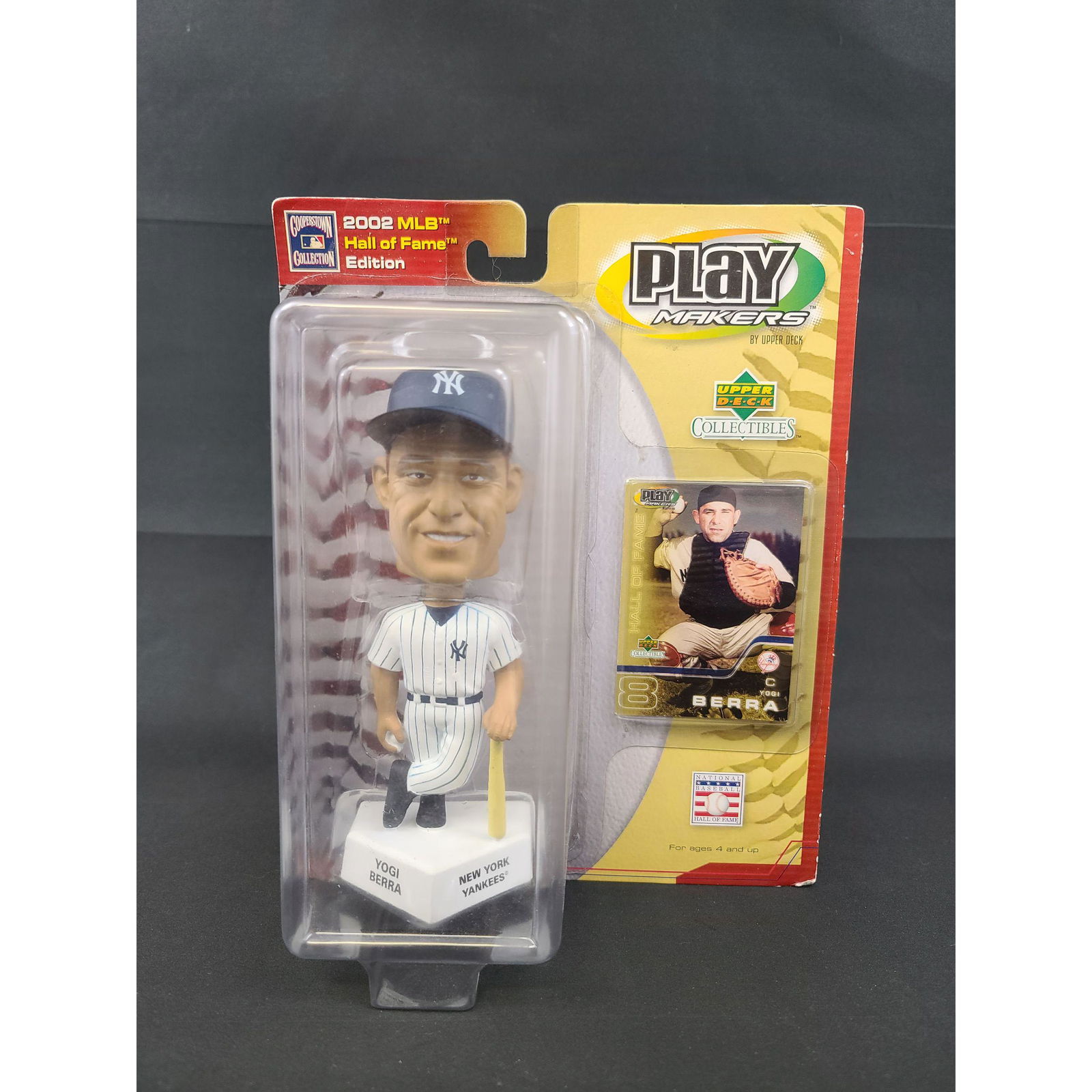 NIB Yogi Berra New York Yankees Bobblehead w/ Playing C (1 of 2)