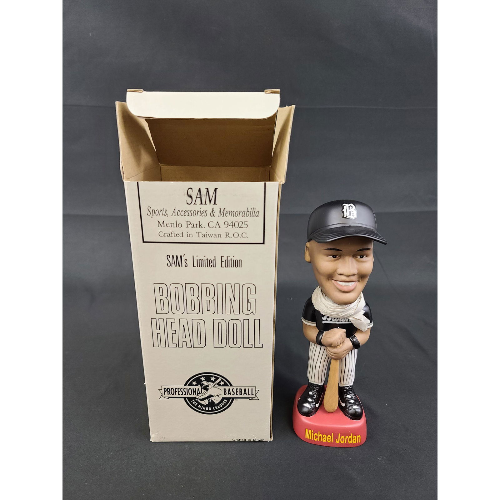 1994 SAM MICHAEL JORDAN BIRMINGHAM BARONS BOBBLEHEAD. (1 of 4)
