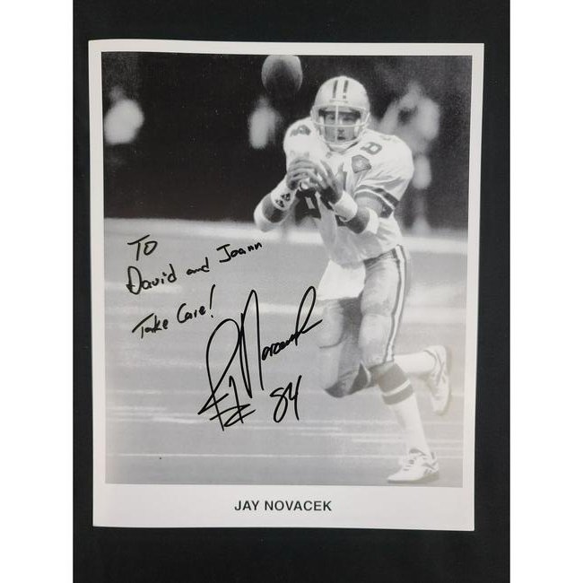 Dallas Cowboys Jay Novacek #33 Signed Photo 8x10 (1 of 1)